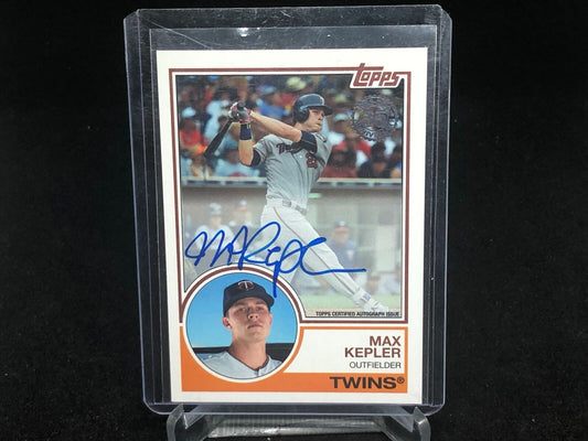 MAX KEPLER 2018 TOPPS 35TH ANNIVERSARY 1983 ON CARD AUTO