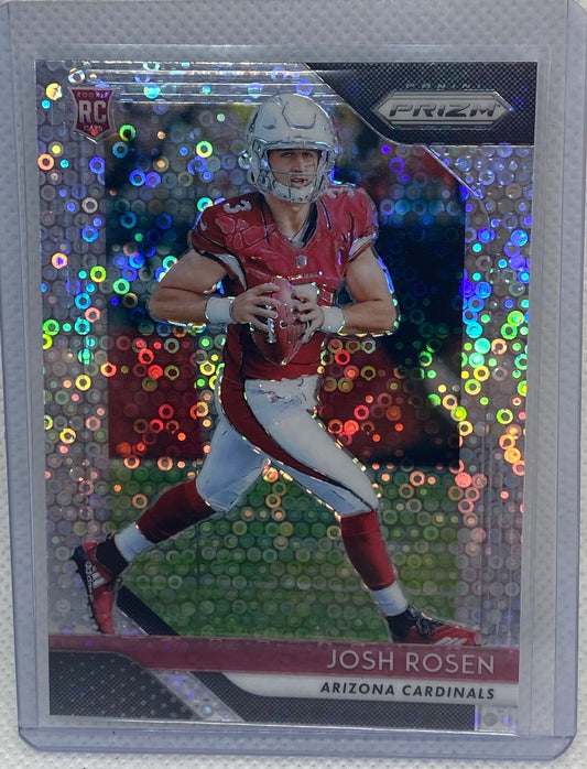 JOSH ROSEN 2018 PANINI PRIZM SILVER DISCO PRIZMS RC #206
