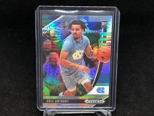 COLE ANTHONY 2020-21 PANINI PRIZM DRAFT PICKS SILVER HYPER PRIZM RC # 9
