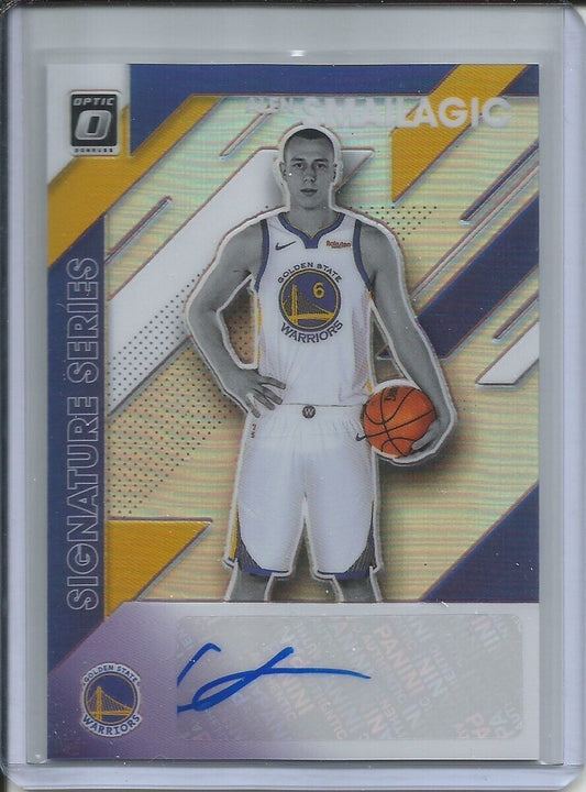 ALAN SMAILAGIC 2019-20 DONRUSS OPTIC SIGNATURE SERIES SILVER HOLO PRIZM AUTO RC
