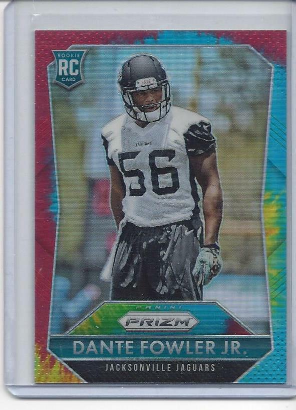 DANTE FOWLER JR 2015 PANINI PRIZM TIE DYE PRIZMS ROOKIE RC #D 18/25