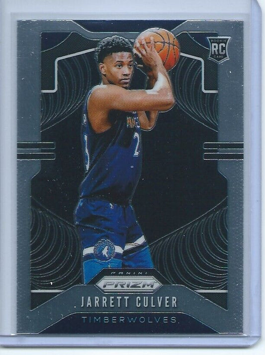 JARRETT CULVER 2019-20 PANINI PRIZM TRUE ROOKIE RC #252