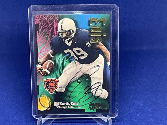 CURTIS ENIS 1998 SKYBOX THUNDER ON CARD AUTO ROOKIE RC #D /5000