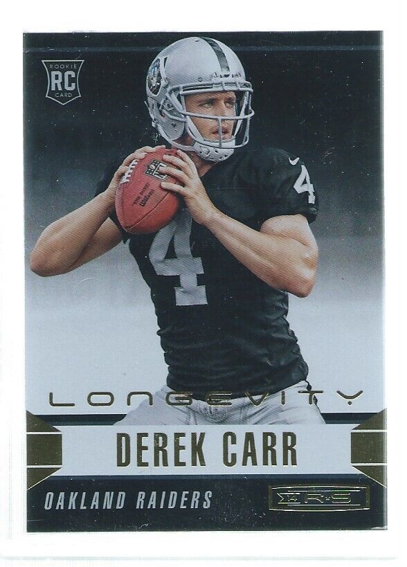 DEREK CARR 2014 ROOKIES & STARS LONGEVITY ROOKIE RC #131