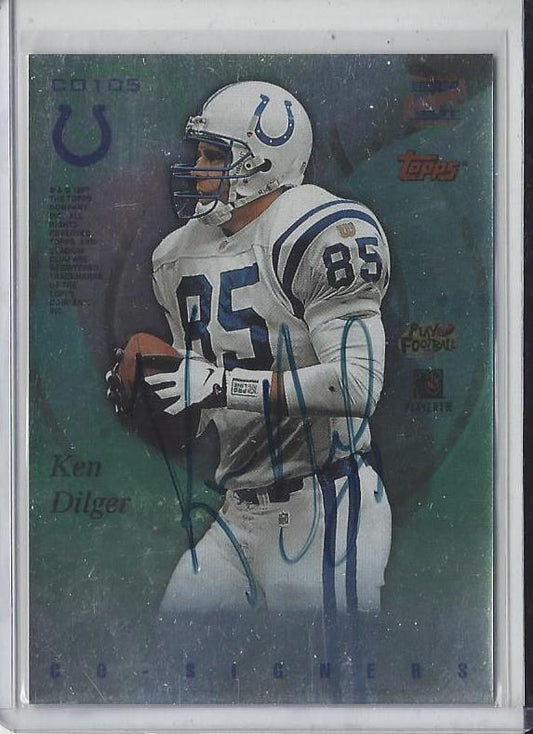 KEN DILGER STEVE TOVAR 1997 STADIUM CLUB CO-SIGNERS COSIGNERS DUAL ON CARD AUTO