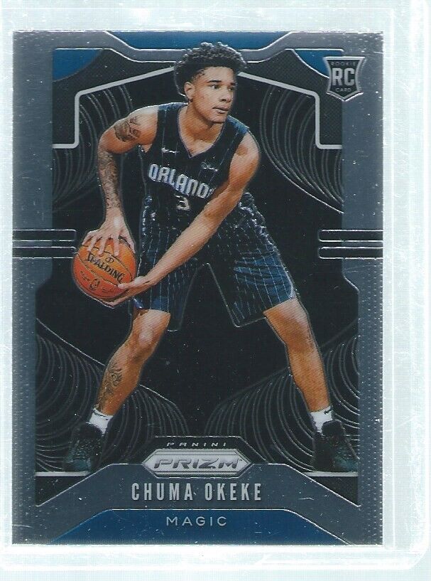 CHUMA OKEKE 2019-20 PANINI PRIZM TRUE ROOKIE RC #262