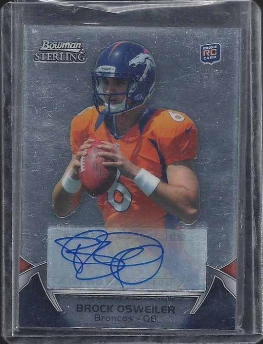 BROCK OSWEILER 2012 BOWMAN STERLING ROOKIE AUTO RC #78