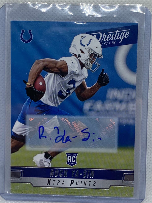 ROCK YA-SIN 2019 PANINI PRESTIGE XTRA POINTS AUTO RC #250