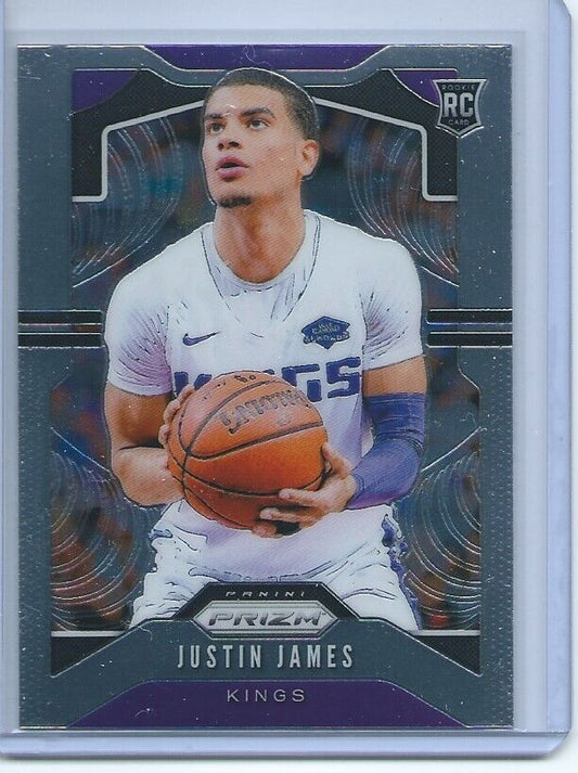 JUSTIN JAMES 2019-20 PANINI PRIZM TRUE ROOKIE RC #295