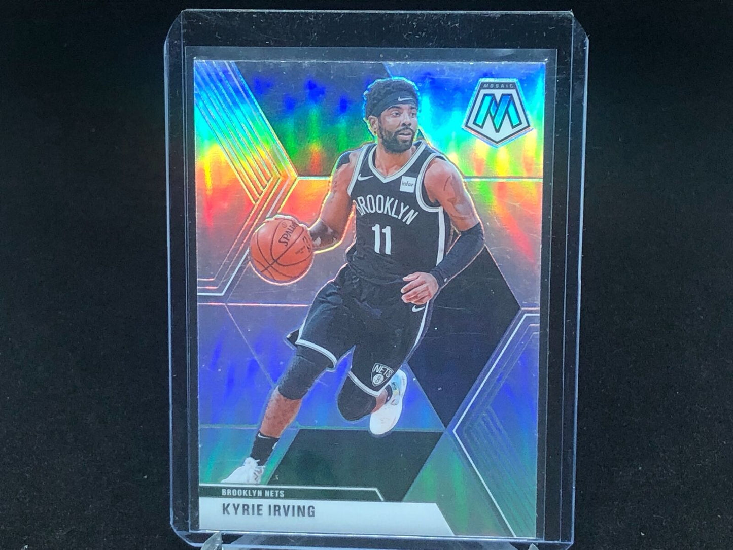 KYRIE IRVING 2019-20 PANINI MOSAIC SILVER PRIZM # 11