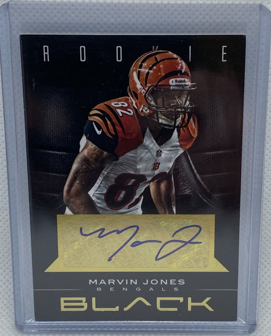 MARVIN JONES PANINI BLACK ROOKIE AUTO RC #D 19/99