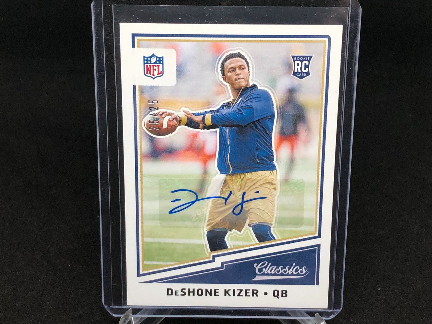 DESHONE KIZER 2017 PANINI CLASSICS AUTO RC # 25/25