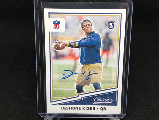 DESHONE KIZER 2017 PANINI CLASSICS AUTO RC # 25/25