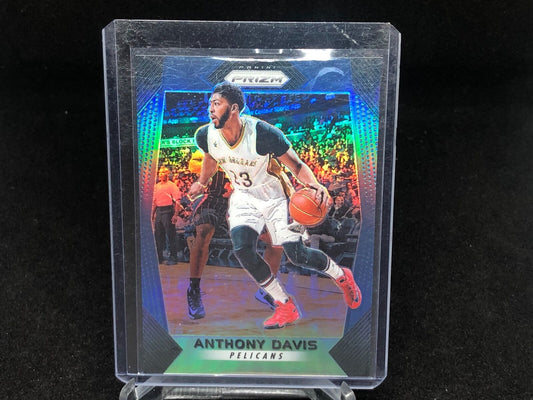 ANTHONY DAVIS 2017-18 PANINI PRIZM BLUE PRIZM #D 174/199