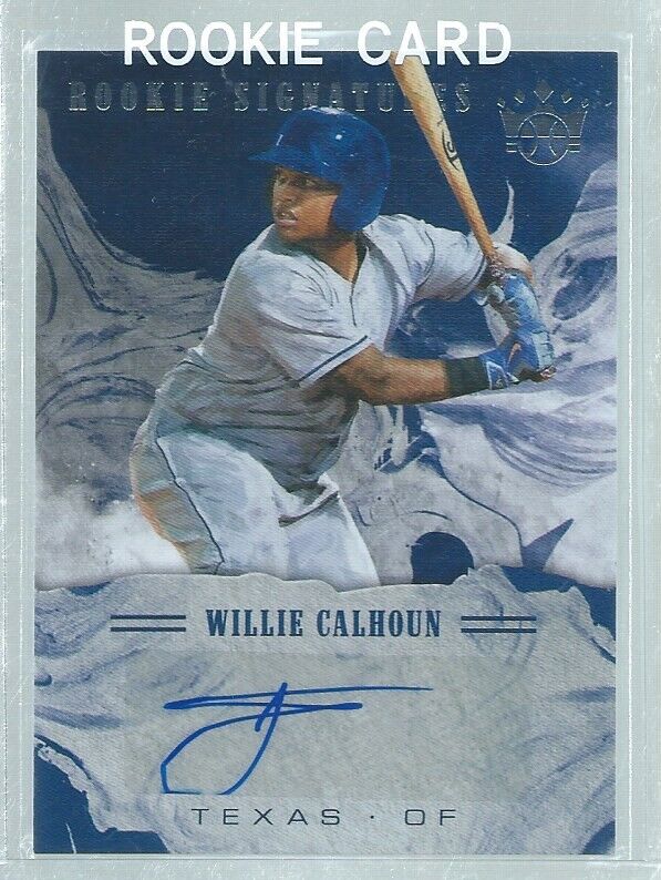 WILLIE CALHOUN 2018 DIAMOND KINGS AUTO PROSPECT