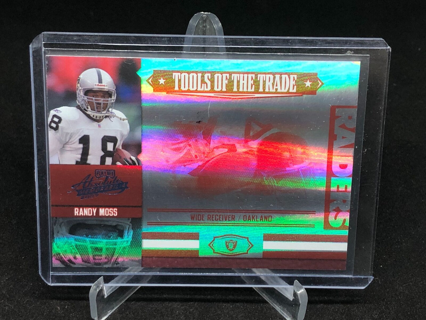 RANDY MOSS 2007 ABSOLUTE TOOLS OF THE TRADE /25