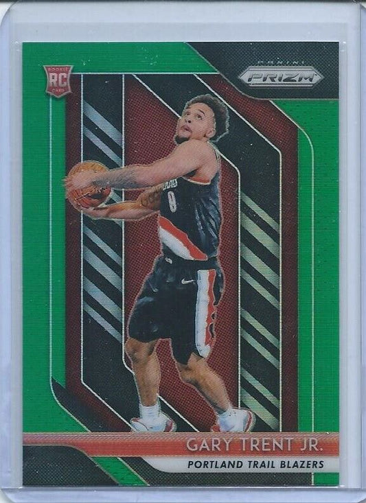 GARY TRENT JR. 2018-19 PANINI PRIZM GREEN PRIZMS RC #71