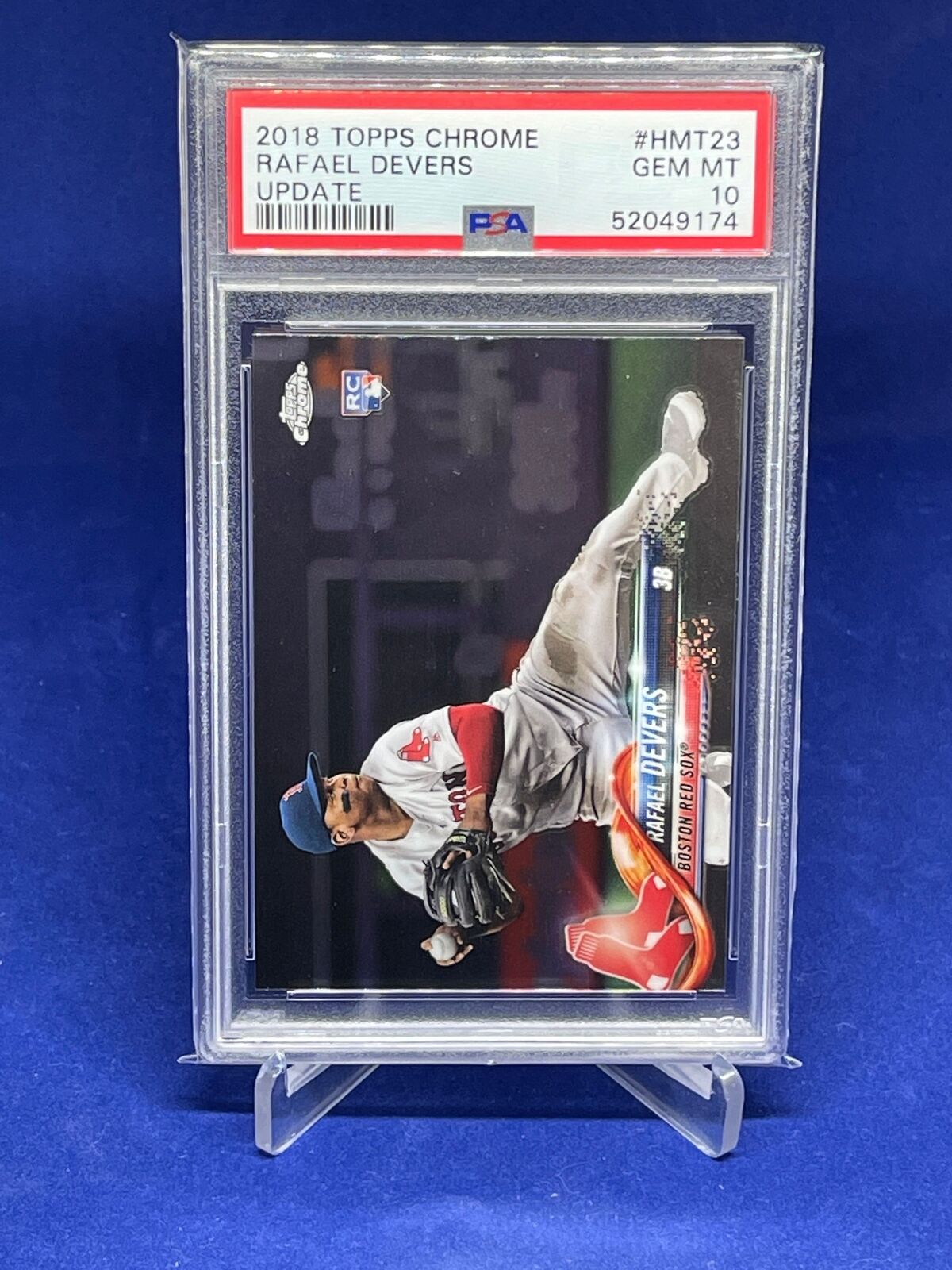 RAFAEL DEVERS 2018 TOPPS CHROME UPDATE ROOKIE RC PSA 10 GEM MINT
