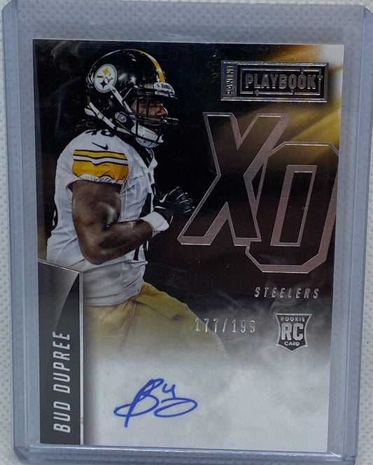 BUD DUPREE 2015 PANINI PLAYBOOK XO ROOKIE AUTO RC #D 177/199