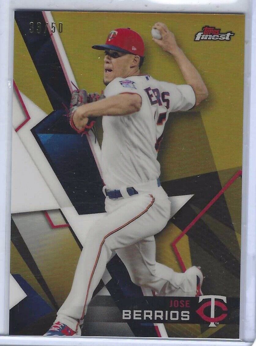 JOSE BERRIOS 2018 TOPPS FINEST GOLD REFRACTOR #d /50