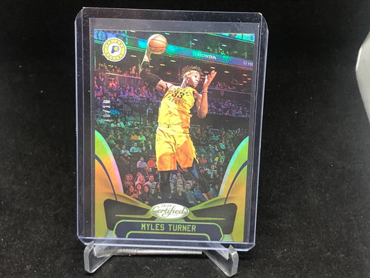 MYLES TURNER 2018-19 PANINI CERTIFIED GOLD #D 10/10