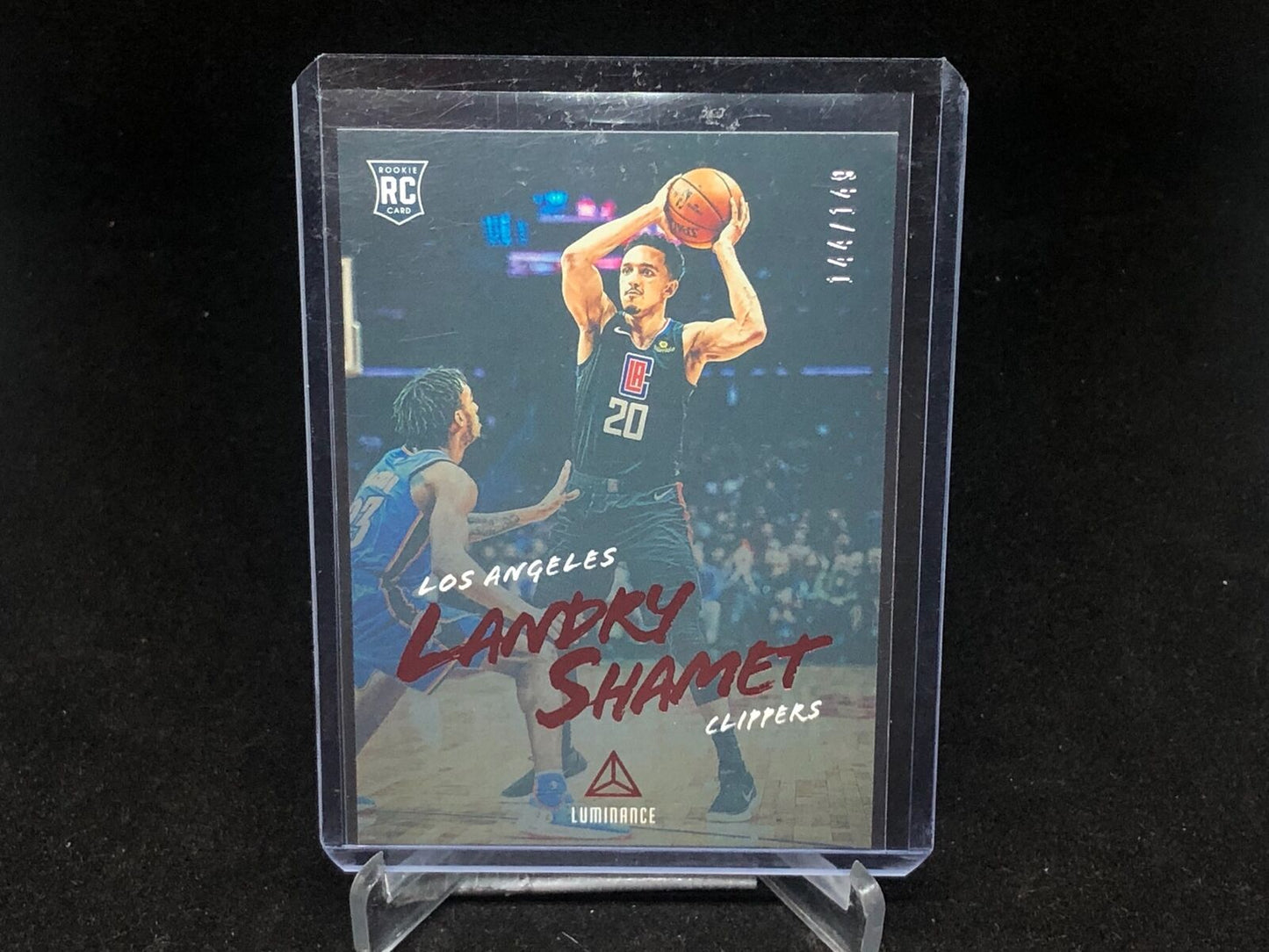 LANDRY SHAMET 2018-19 PANINI CHRONICLES LUMINANCE RED RC #D 144/149