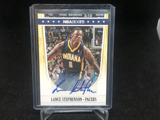 LANCE STEPHENSON 2011-12 PANINI NBA HOOPS AUTO # 85