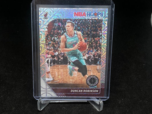 DUNCAN ROBINSON 2019-20 PANINI HOOPS PREMIUM STOCK MOJO PRIZM RC # 262