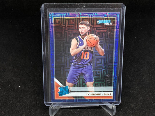 TY JEROME 2019-20 PANINI DONRUSS CHOICE BLUE INFINITE RATED ROOKIE RC #D 29/35