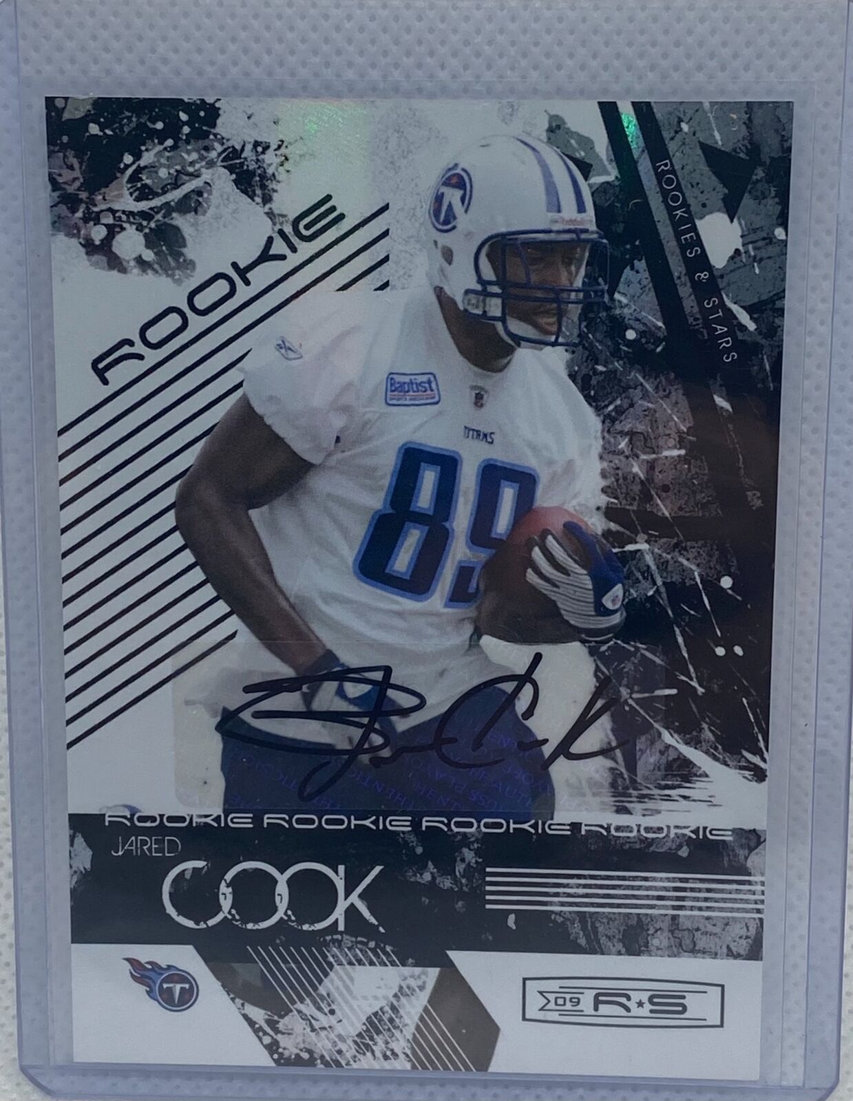 JARED COOK 2009 PANINI ROOKIES & STARS ROOKIE AUTO RC #D 60/125