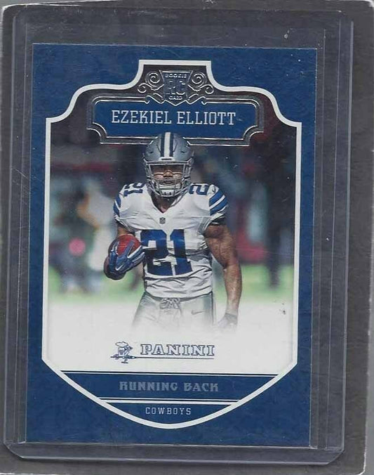 EZEKIEL ELLIOTT 2016 PANINI COWBOYS ROOKIE RC #209