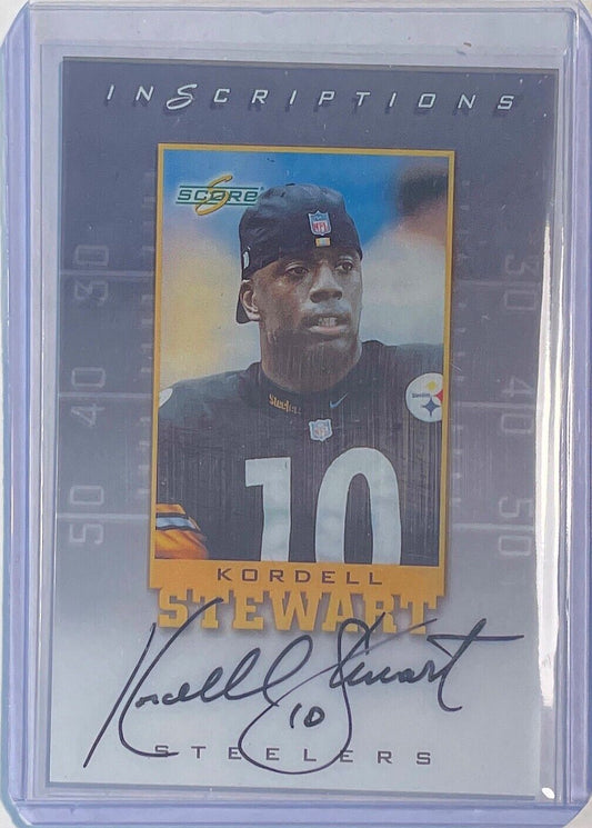 KORDELL STEWART 1999 SCORE INSCRIPTIONS ON CARD AUTO #KS-10