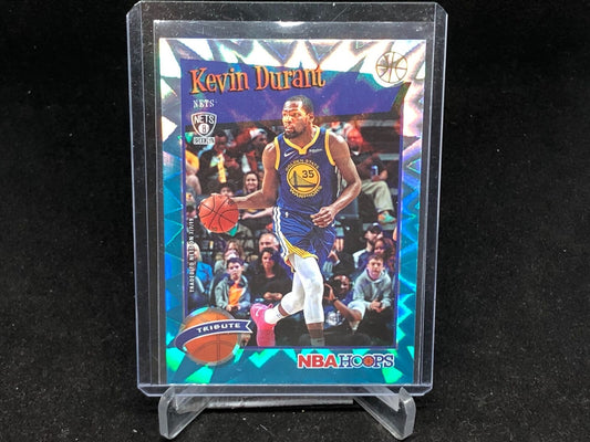 KEVIN DURANT 2019-20 PANINI HOOPS TEAL EXPLOSION SP # 284