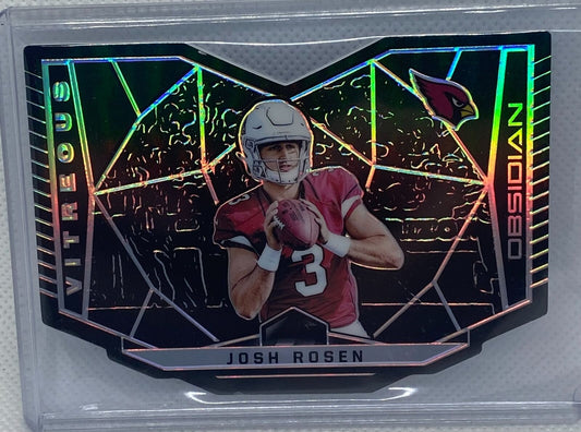 JOSH ROSEN 2018 PANINI OBSIDIAN VITREOUS DIE CUT RC #D 46/100