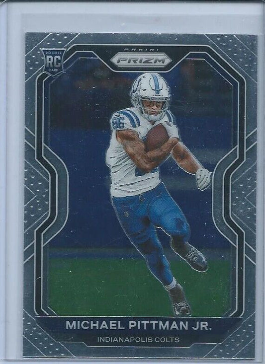 MICHAEL PITTMAN JR. 2020 PANINI PRIZM TRUE ROOKIE RC #333
