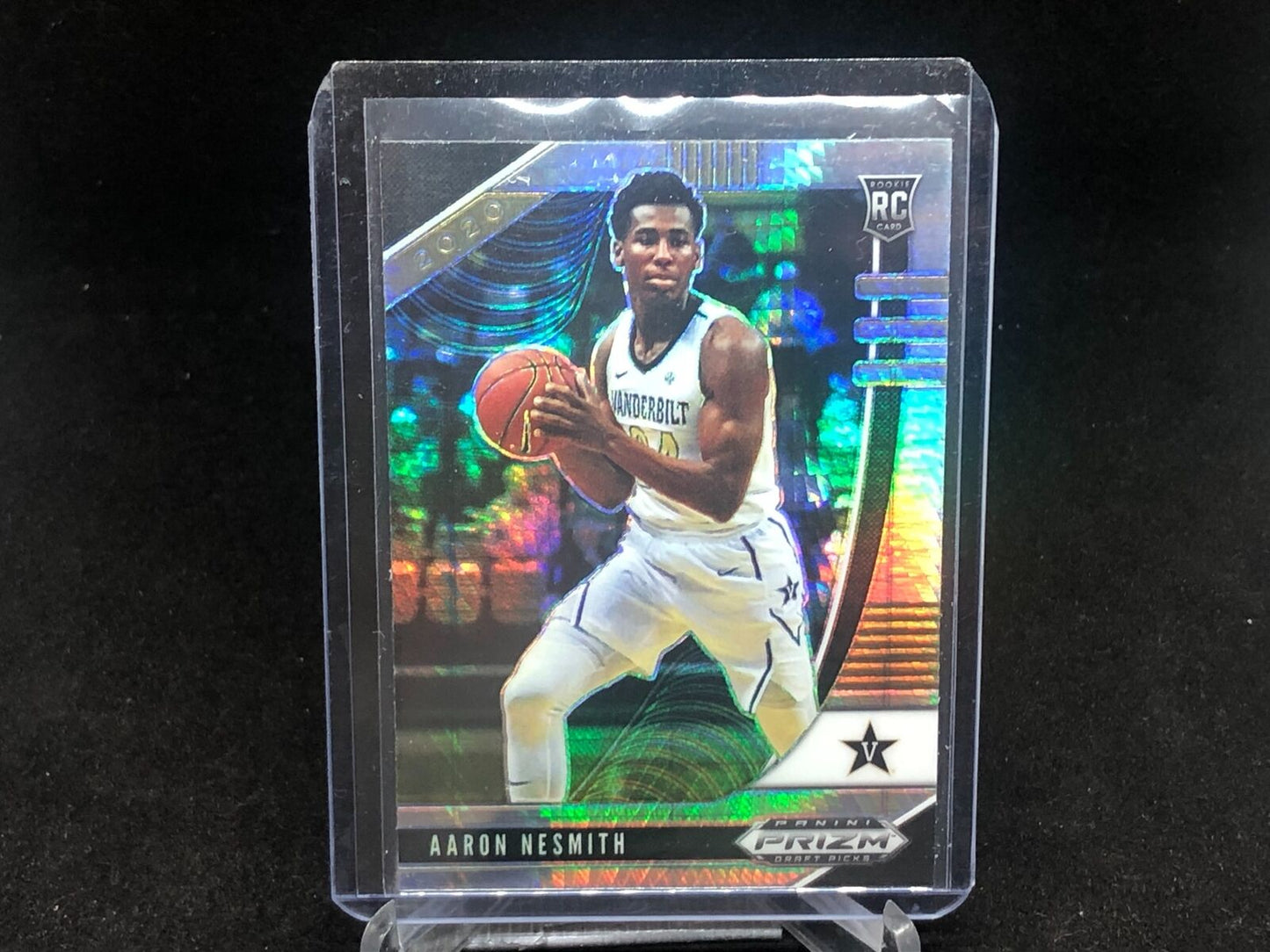 AARON NESMITH 2020-21 PANINI PRIZM DRAFT PICKS SILVER HYPER PRIZM RC # 15