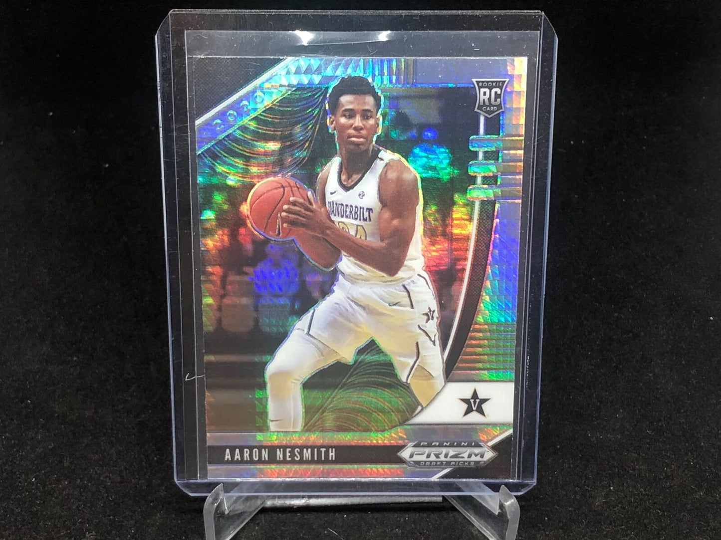 AARON NESMITH 2020-21 PANINI PRIZM DRAFT PICKS SILVER HYPER PRIZM RC # 15