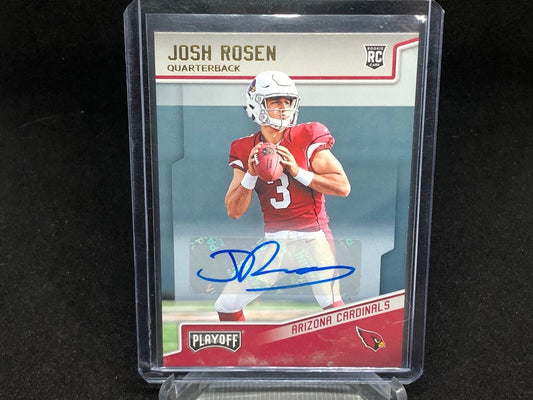JOSH ROSEN 2018 PANINI PLAYOFF AUTO RC # 206