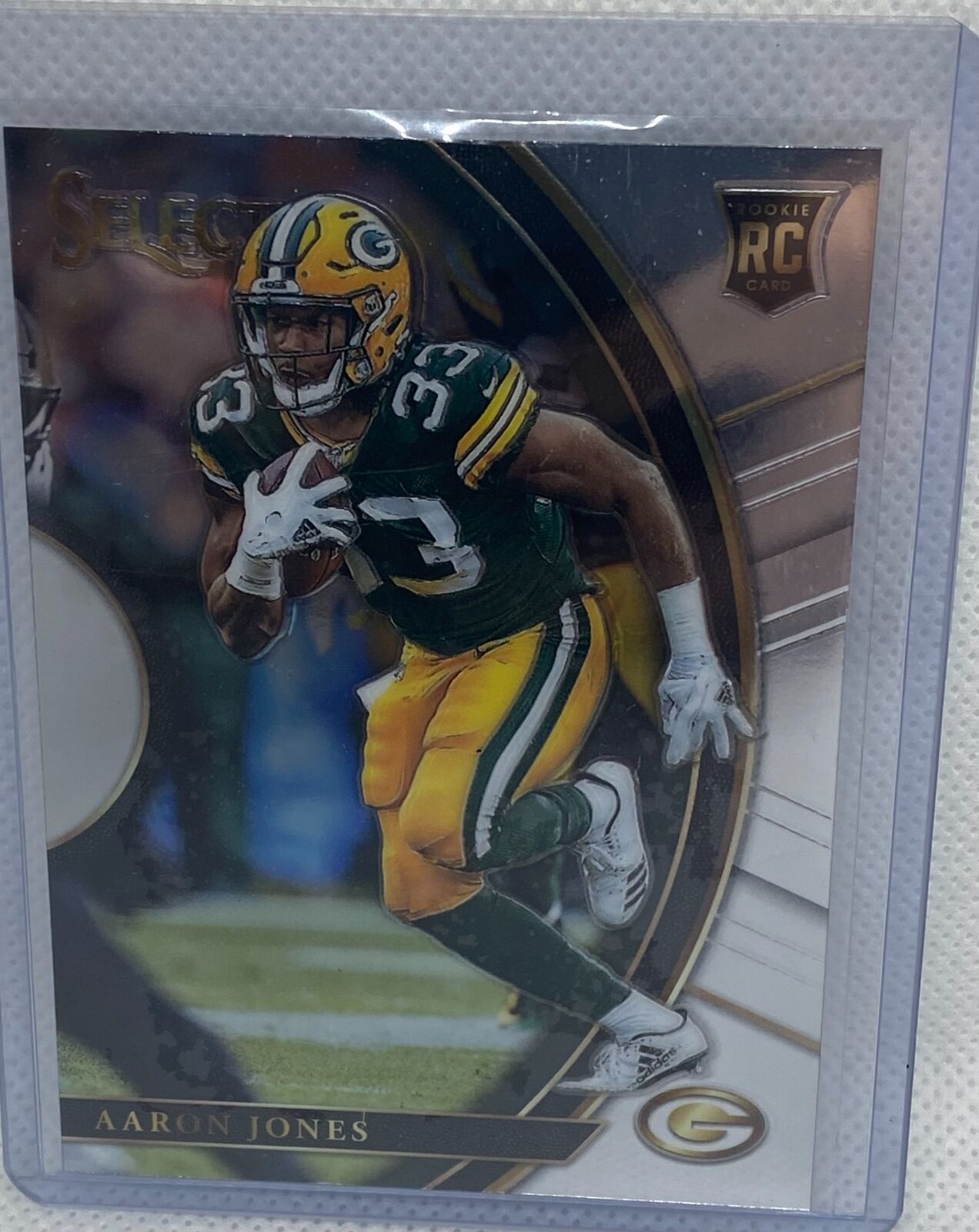 AARON JONES 2017 PANINI SELECT CONCOURSE TRUE ROOKIE RC #5