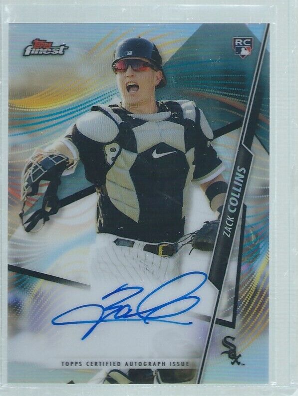ZACK COLLINS 2020 TOPPS FINEST ON CARD AUTO REFRACTOR ROOKIE RC