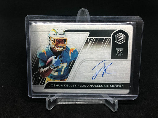 JOSHUA KELLEY 2020 PANINI ELEMENTS METAL ON CARD AUTO RC #D 41/199