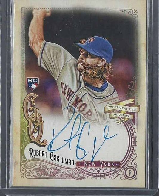 ROBERT GSELLMAN 2017 TOPPS GYPSY QUEEN METS ROOKIE ON CARD AUTO RC