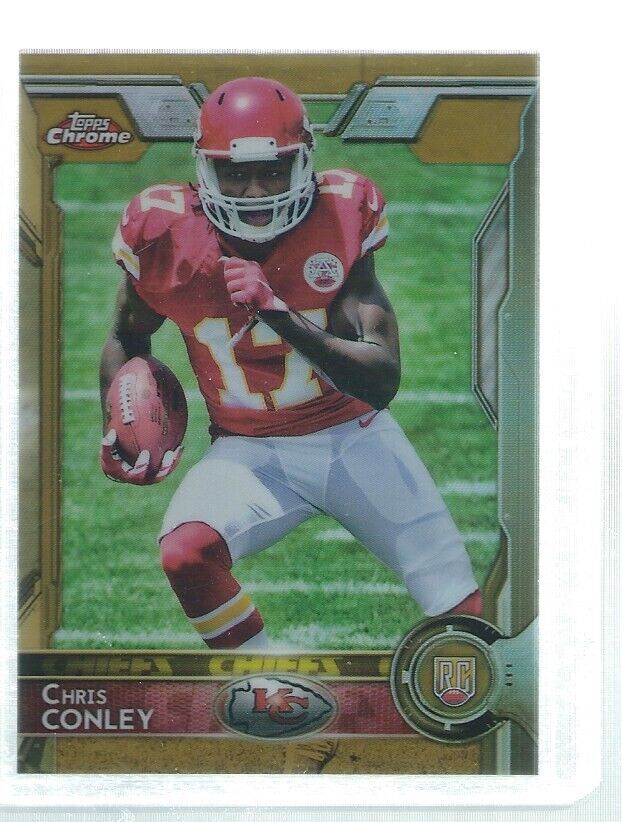 CHRIS CONLEY 2015 TOPPS CHROME GOLD REFRACTOR ROOKIE RC #D 22/50