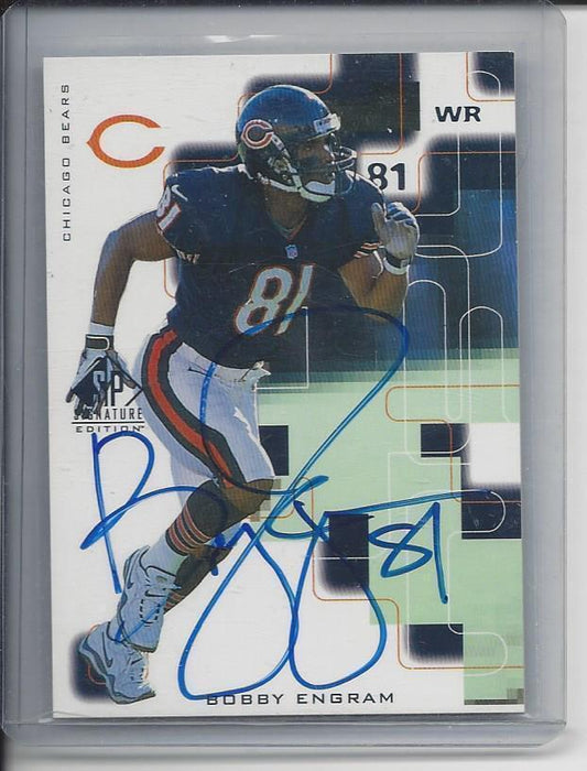 BOBBY ENGRAM 1999 SP SIGNATURE EDITION BEARS ON CARD AUTO