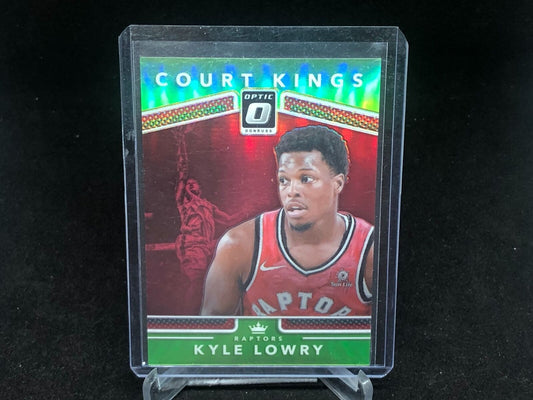KYLE LOWRY 2017-18 PANINI DONRUSS OPTIC COURT KINGS GREEN HOLO #D 115/149