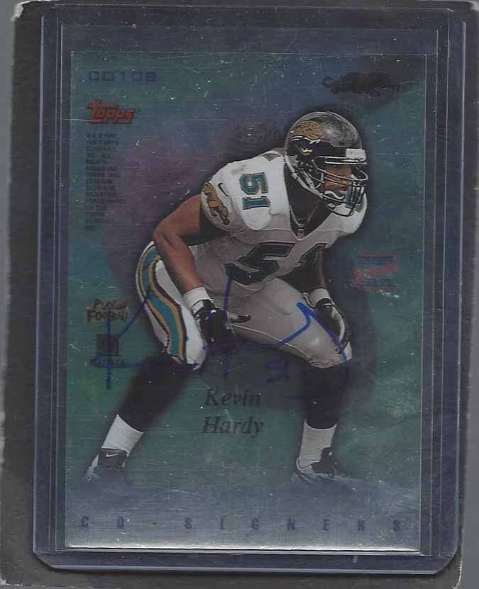 AENEAS WILLIAMS KEVIN HARDY 1997 STADIUM CLUB CO-SIGNERS DUAL ON CARD AUTO