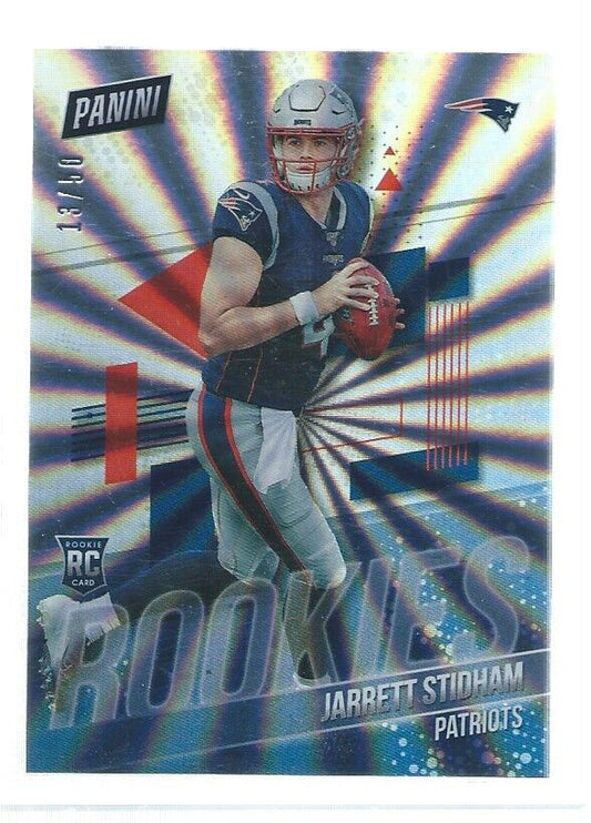 JARRETT STIDHAM 2019 THE NATIONAL SPOKES ROOKIES RC #D 13/50