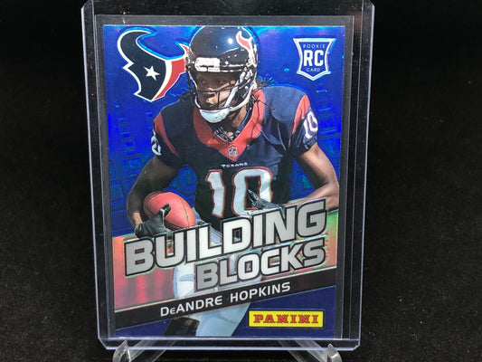 DEANDRE HOPKINS 2013 PANINI BLUE PRIZM BUILDING BLOCKS RC # 2