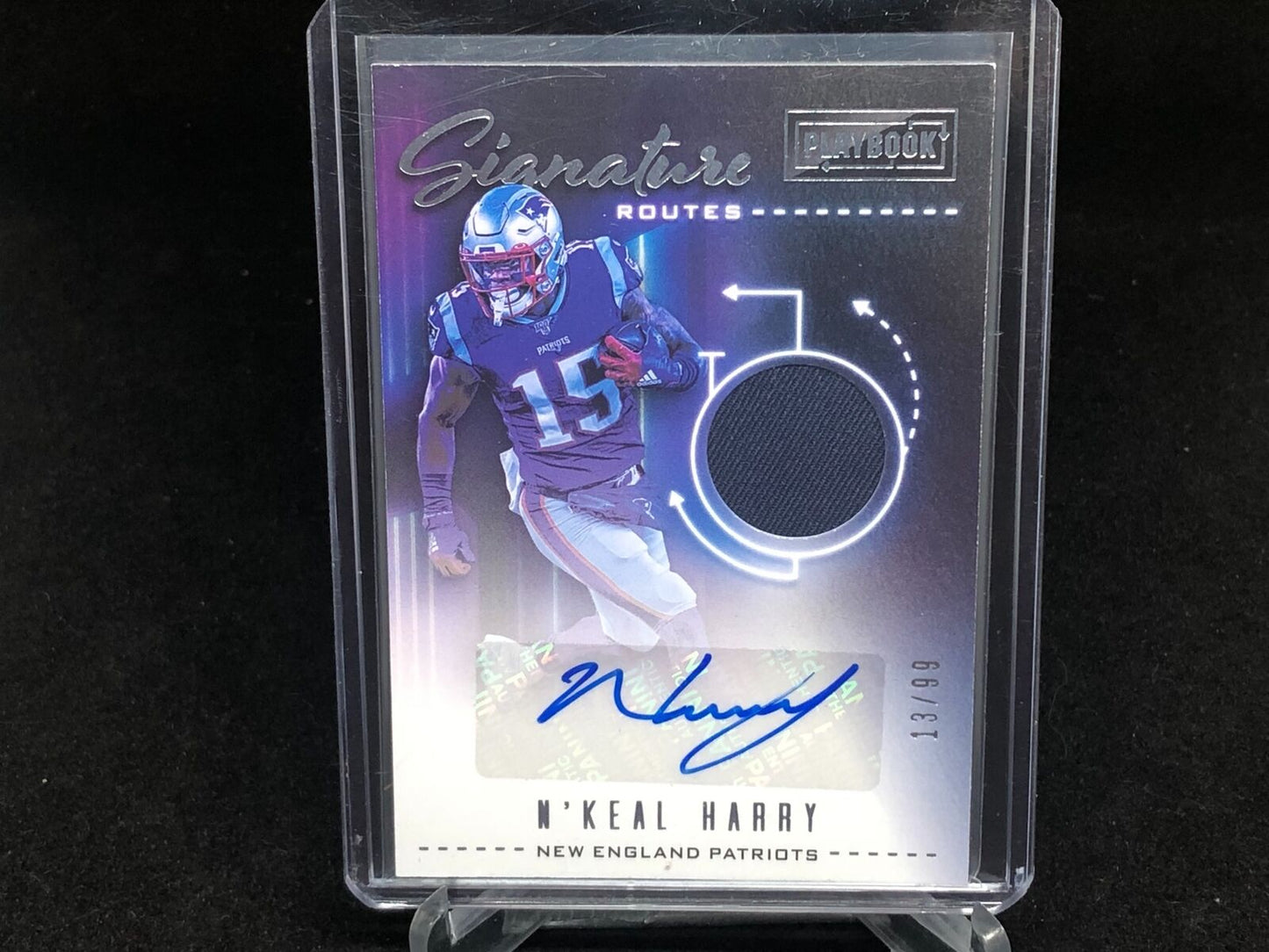 N'KEAL HARRY 2020 PANINI PLAYBOOK SIGNATURE ROUTES JERSEY AUTO #D 13/99