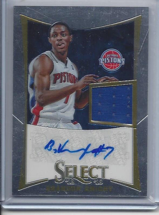 BRANDON KNIGHT 2012-13 SELECT ROOKIE JERSEY AUTO RC #D 3/149